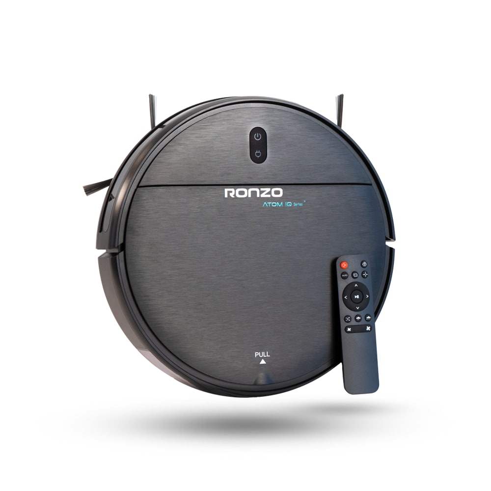 RONZO ATOM IQ Roboter-Staubsauger und Bodenreiniger mit Ladestation