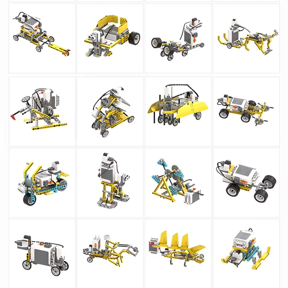 Roboter-Set für angehende Ingenieure 50-in-1 – Intelligentes DIY-Baukastenset mit 606 Teilen und Fernbedienung