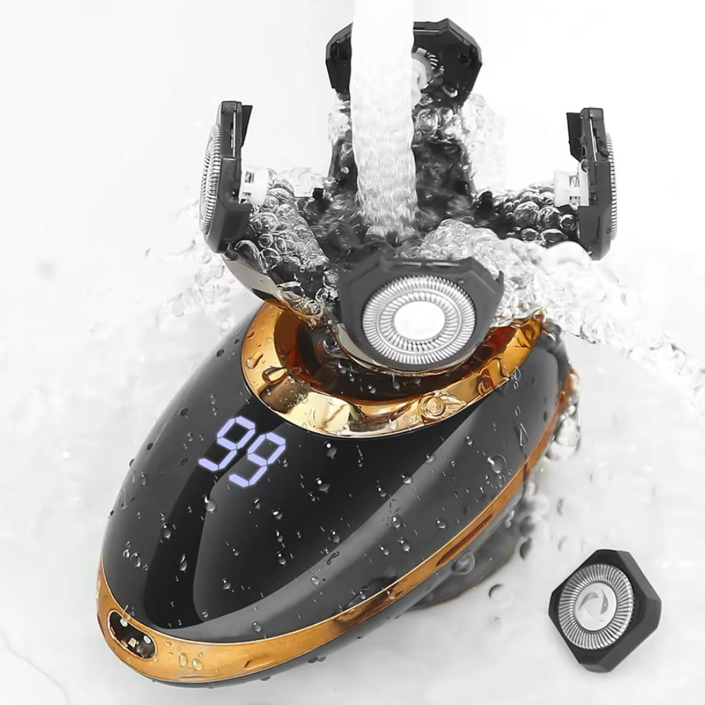Kabelloser, wasserdichter 5-in-1-Rasierer und -Trimmer für Herren