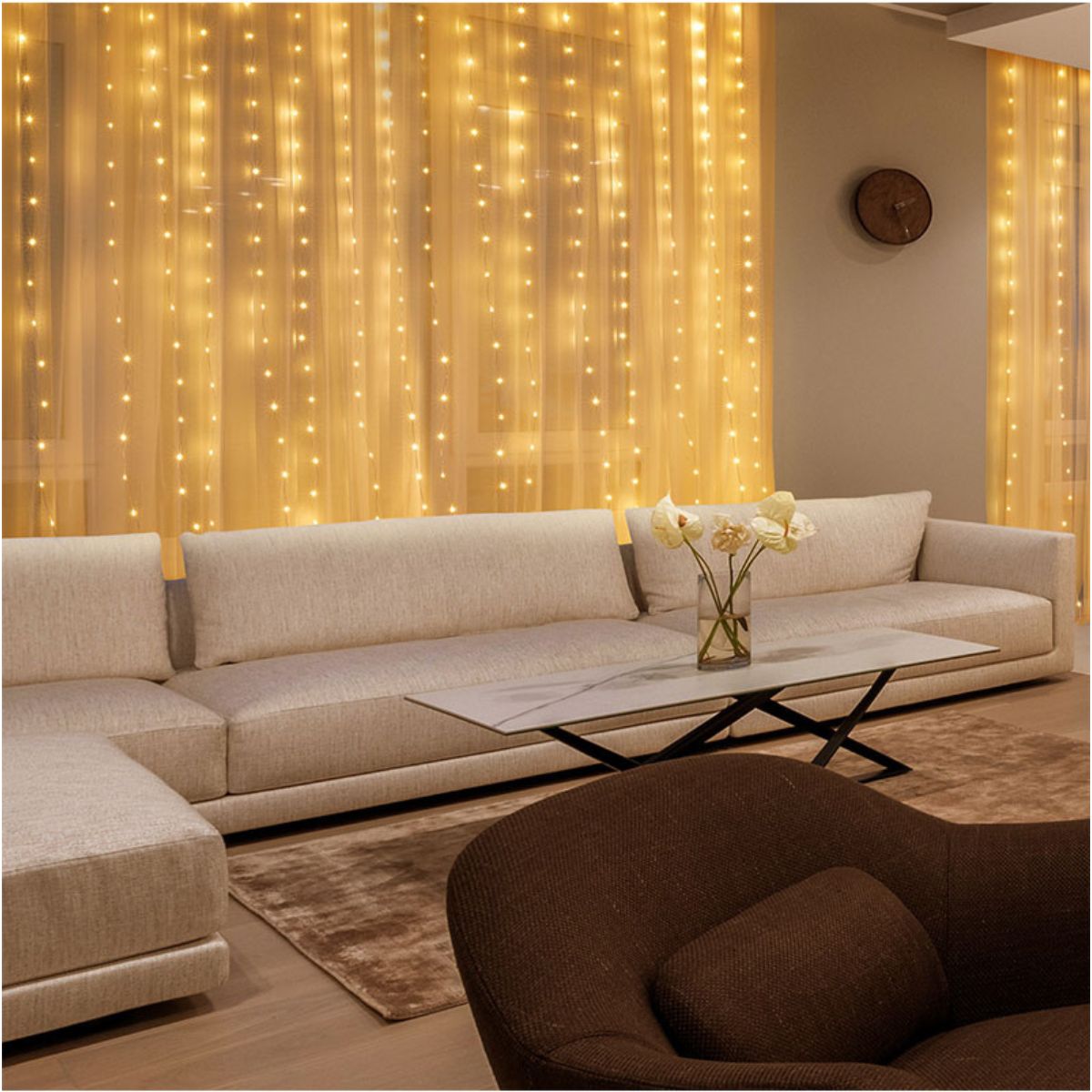 LED-Lichtvorhang 3x3m