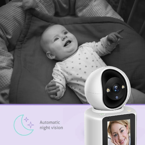 Intelligenter kabelloser Babyphone mit Nachtsicht und Zwei-Wege-Video- und Audioverbindung