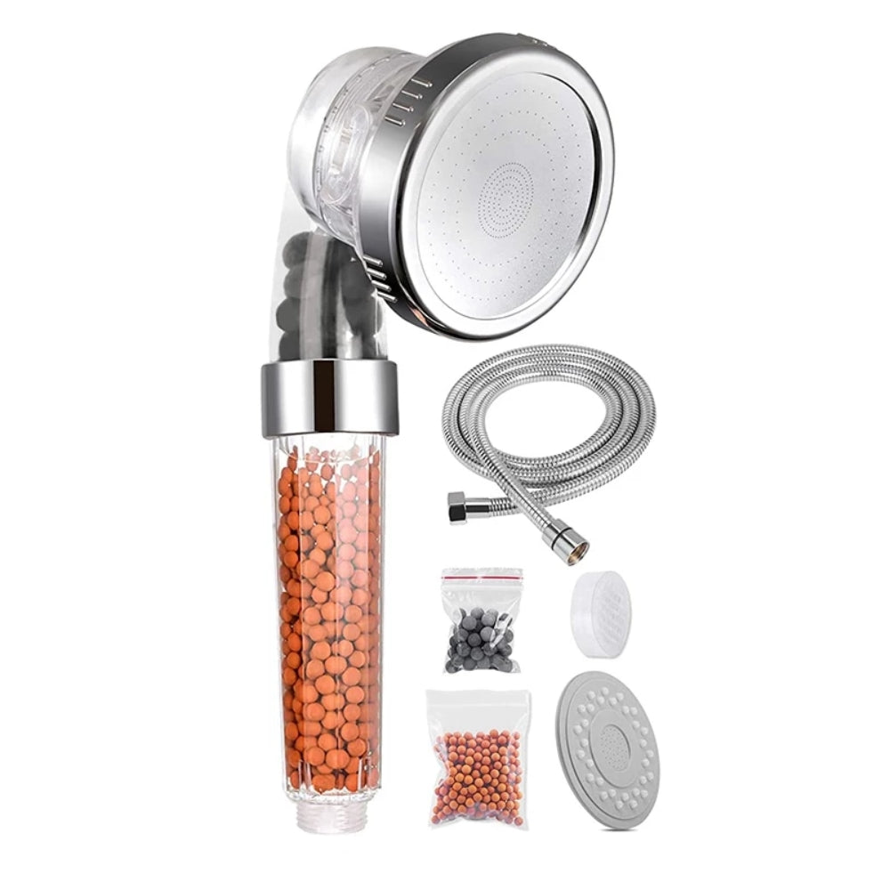 Duschkopf, Hochdruck mit 3 Betriebsarten und Verunreinigungsfilter