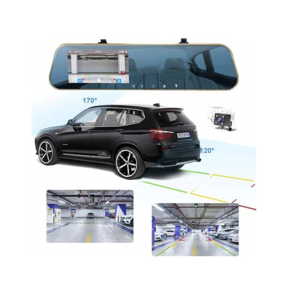 Autokamera-Rückspiegel mit einem 4,3-Zoll-LCD-Bildschirm und Rekorder
