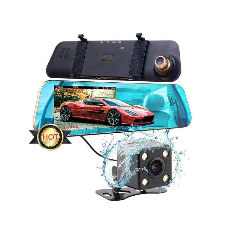 Autokamera-Rückspiegel mit einem 4,3-Zoll-LCD-Bildschirm und Rekorder