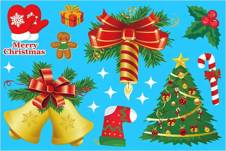 Weihnachtsaufkleber