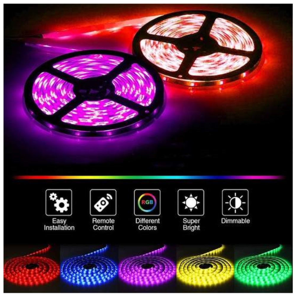 LED Strip 5m mit fernbedienung