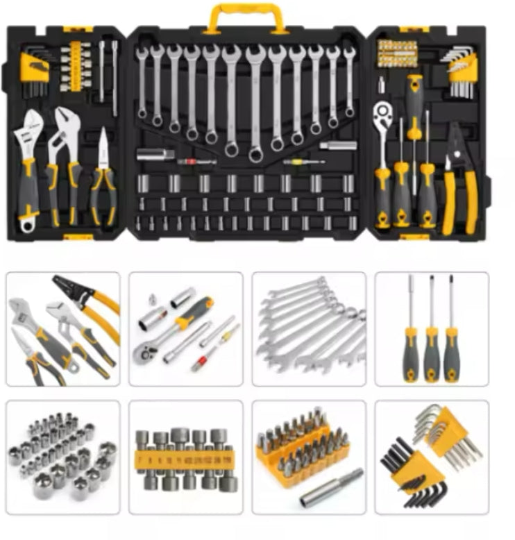 124-teiliges Set mit Handwerkzeugen