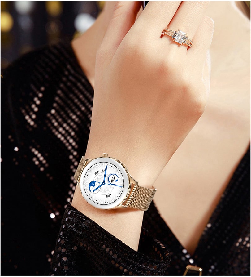 Damen-Smartwatch Smart Gold Pro