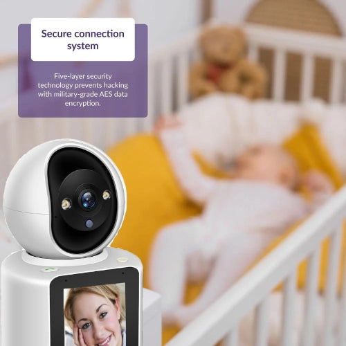 Intelligenter kabelloser Babyphone mit Nachtsicht und Zwei-Wege-Video- und Audioverbindung