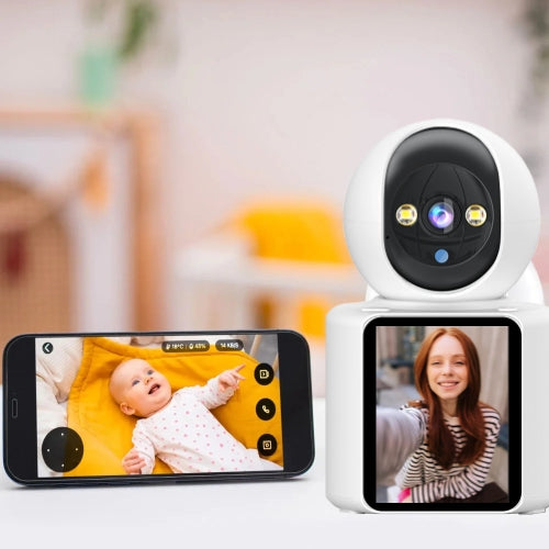 Intelligenter kabelloser Babyphone mit Nachtsicht und Zwei-Wege-Video- und Audioverbindung