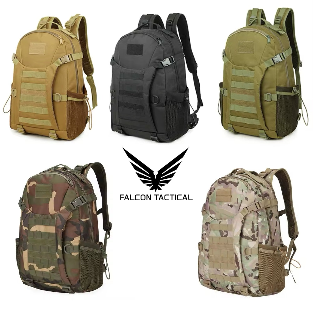 Taktischer Rucksack Falcon Tactical 45L – Wasserdichtes Oxford, MOLLE System, Outdoor/Military